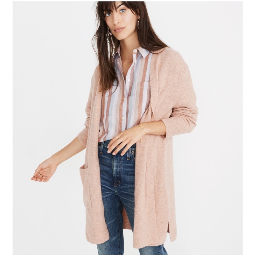 Madewell Kent Cardigan Sweater in Coziest Yarn